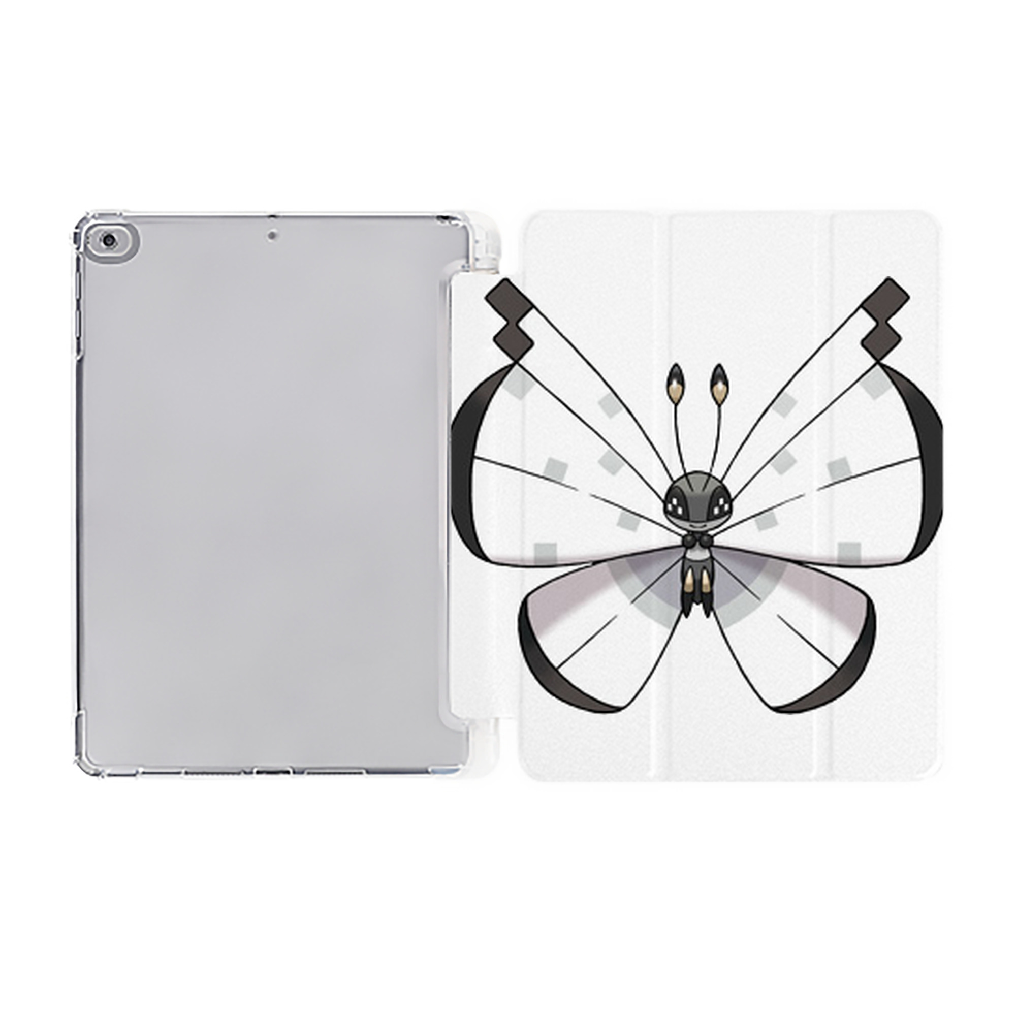 （画像用） ポケットモンスター Pokémon IPad ケース ペン収納付き 三つ折りスタンド PUレザー×シリコン 対応機種9.5/10.5/10.9インチ